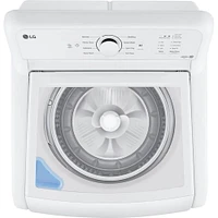 LG 4.1 Cu. Ft. White Top Load Smart Washer | Electronic Express