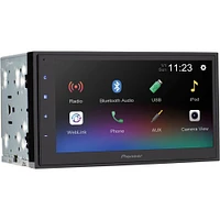 Pioneer 6.8 inch Bluetooth Digital Media Touchscreen Receiver - Black | Electronic Express