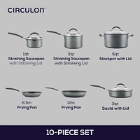 Circulon -Piece ScratchDefense Nonstick Cookware Set