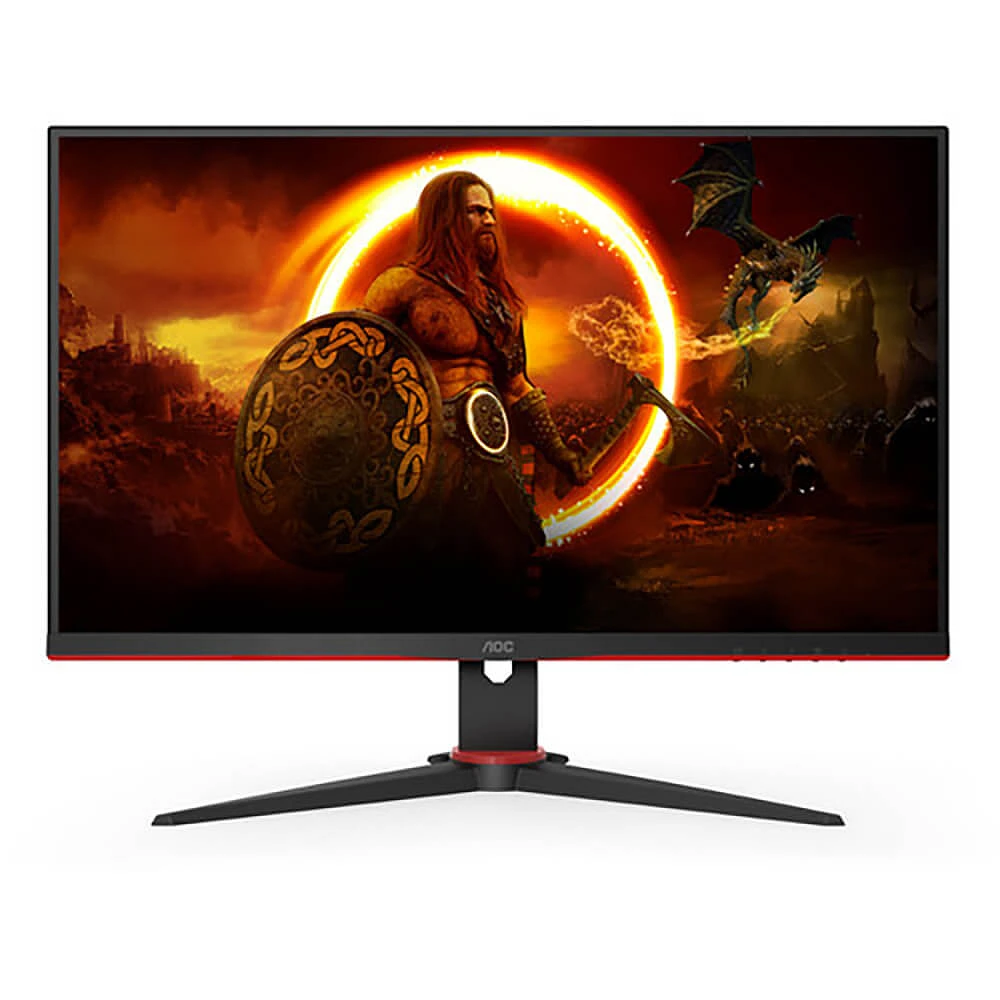 AOC 27 inch AdaptiveSync Full HD 165Hz 1ms Gaming Monitor - Black/Red | Electronic Express