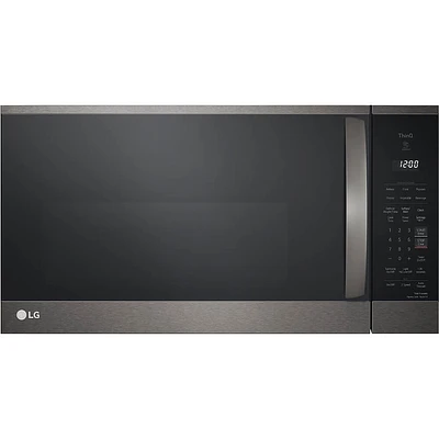 LG 30 inch Black Stainless Steel Over-The-Range Microwave | Electronic Express