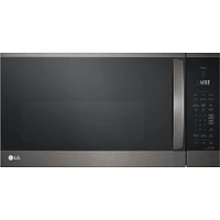 LG 30 inch Black Stainless Steel Over-The-Range Microwave | Electronic Express