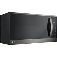 LG 30 inch Black Stainless Steel Over-The-Range Microwave | Electronic Express