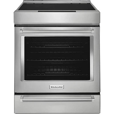 Kitchenaid 6.4 Cu. Ft. Stainless Steel Slide-In Induction Range | Electronic Express