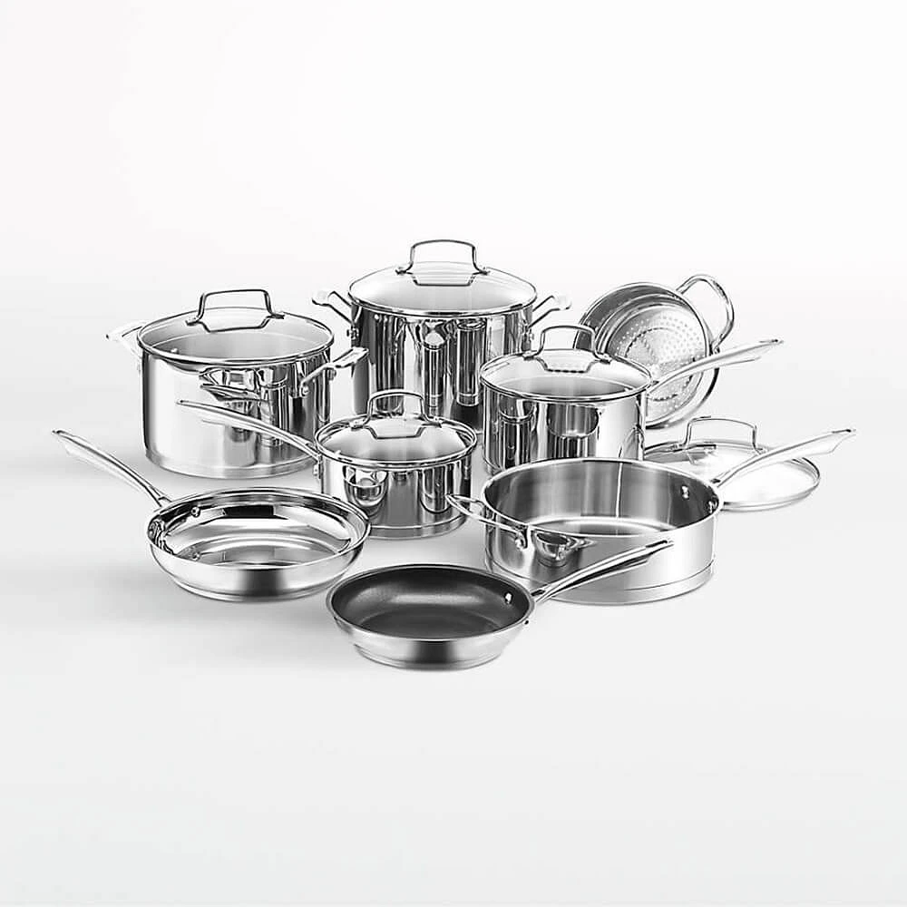 Cuisinart 13-Piece Classic Series Stainless Steel Cookware Set | Electronic Express