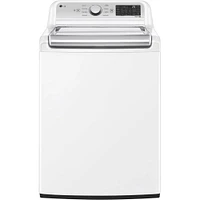 LG 5.5 Cu. Ft. White Smart Top Load Washer | Electronic Express