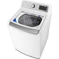 LG 5.5 Cu. Ft. White Smart Top Load Washer | Electronic Express