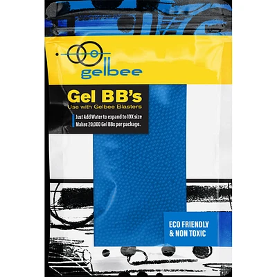 Gelbee 20,000 Gel BBs - Blue | Electronic Express