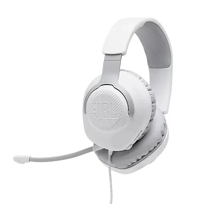 JBL Quantum 100 Gaming Headset - White | Electronic Express