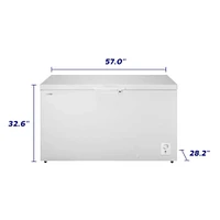 Element 14.7 Cu. Ft. White Chest Freezer  | Electronic Express