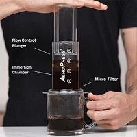 AeroPress Coffee Maker - Clear | Electronic Express