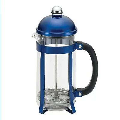Bonjour Maximus 8-Cup French Press - Blue | Electronic Express