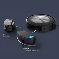iRobot Roomba j5 Plus Combo Vacuum and Mop Robot Vacuum - Graphite | Electronic Express