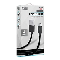 Case Logic 3.5 inch Flat USB-C 2.0 Charge and Sync Cable | Electronic Express