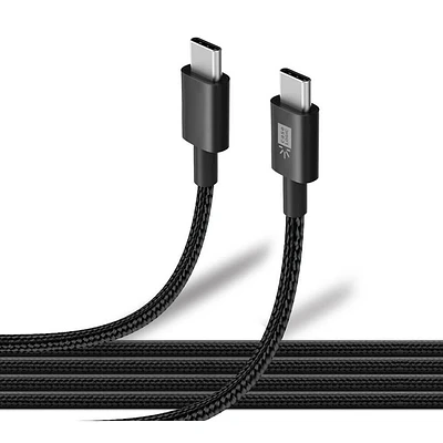 Case Logic 3.5 inch USB-C to C Fabric Cable | Electronic Express