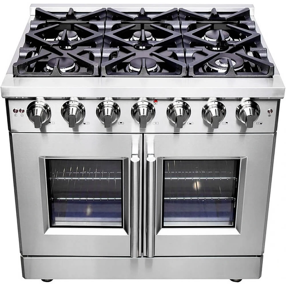 Forno 5.36 Cu. Ft. Stainless Steel Freestanding Gas Range | Electronic Express