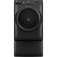 GE 5.0 Cu. Ft. Carbon Graphite Front Load Smart Washer | Electronic Express