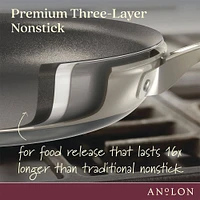 Anolon 10-Piece Achieve Hard Anodized Nonstick Cookware Set