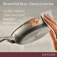 Anolon 10-Piece Achieve Hard Anodized Nonstick Cookware Set