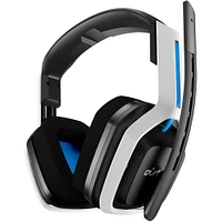 Astro A20 Gen 2 Wireless Gaming Headset for PS5, PS4, PC - White/Blue | Electronic Express