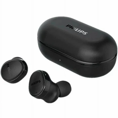 Phillips True Wireless In-Ear Headphones - Black | Electronic Express