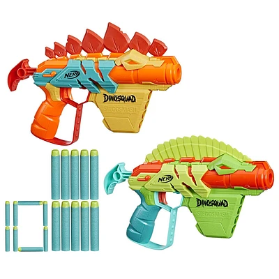 Hasbro Nerf DinoSquad Stego-Duo Foam Blasters | Electronic Express