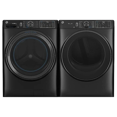 GE Carbon Graphite Front Load Washer/Dryer Pair | Electronic Express
