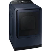 Samsung 7.4 Cu. Ft. Brushed Navy Front Load Smart Electric Dryer | Electronic Express