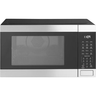 GE 1.0 Cu. Ft. Stainless Steel Countertop Microwave | Electronic Express