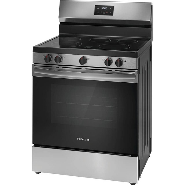 Frigidaire 5.3 Cu. Ft. Stainless Steel Freestanding Electric Range | Electronic Express