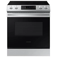 Samsung 6.3 Cu. Ft. Stainless Steel Slide-In Electric Range | Electronic Express