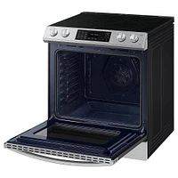 Samsung 6.3 Cu. Ft. Stainless Steel Slide-In Electric Range | Electronic Express