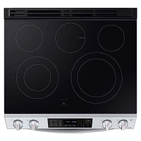 Samsung 6.3 Cu. Ft. Stainless Steel Slide-In Electric Range | Electronic Express