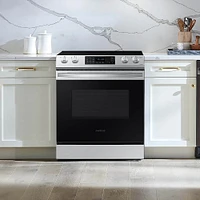 Samsung 6.3 Cu. Ft. Stainless Steel Slide-In Electric Range | Electronic Express