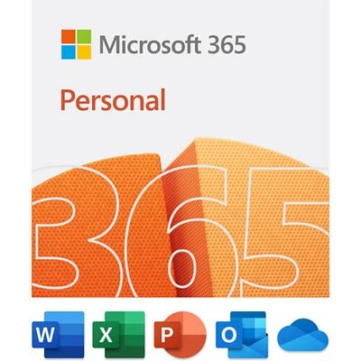 Microsoft 365 Personal 2024 (1 PC or Mac License / 12-Month Subscription / Product Key Code) | Electronic Express