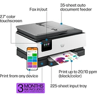 HP OfficeJet Pro 8135e All-in-One Thermal Inkjet Printer & 3-Month Supply Free Ink with HP+ | Electronic Express