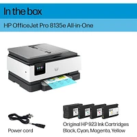 HP OfficeJet Pro 8135e All-in-One Thermal Inkjet Printer & 3-Month Supply Free Ink with HP+ | Electronic Express