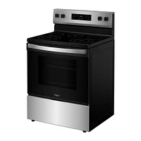 Whirlpool 5.3 Cu. Ft. Stainless Freestanding Electric Range | Electronic Express