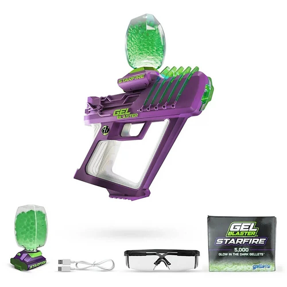 Gel Blaster Starfire Glow-in-the-Dark Gellet Blaster with Gellets | Electronic Express