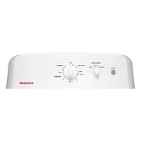 Hotpoint 6.2 Cu. Ft. White Electric Dryer with Auto Dry | Electronic Express