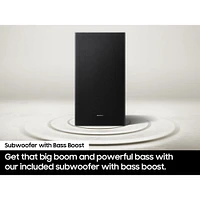 Samsung 3.1 Channel B-Series Dolby Atmos Soundbar with Subwoofer - Black | Electronic Express