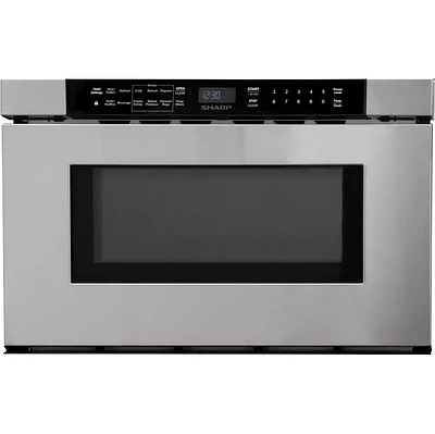 Sharp 1.2 Cu. Ft. Stainless Steel Drawer Microwave Oven | Electronic Express