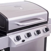 Char-Broil Thermos 4-Burner Portable Propane Grill - Stainless Steel | Electronic Express