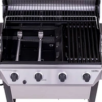 Char-Broil Thermos 4-Burner Portable Propane Grill - Stainless Steel | Electronic Express