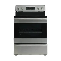 Element 5.2 Cu. Ft. Freestanding Stainless Steel Electric Range | Electronic Express