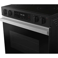 Samsung 6.3 Cu. Ft. Bespoke Stainless Steel Slide-In Electric Range | Electronic Express