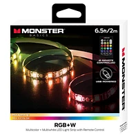 Monster 6.5 ft. Multi-color and Multi-White LED Light Strip | Electronic Express