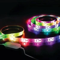 Monster 16.4ft Sound Reactive Smart Multi-Color Color Flow LED Light Strip | Electronic Express