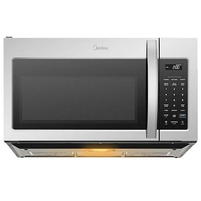 Midea 1.7 Cu. Ft. Stainless Steel Over-the-Range Microwave | Electronic Express