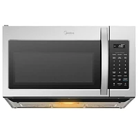 Midea 1.7 Cu. Ft. Stainless Steel Over-the-Range Microwave | Electronic Express